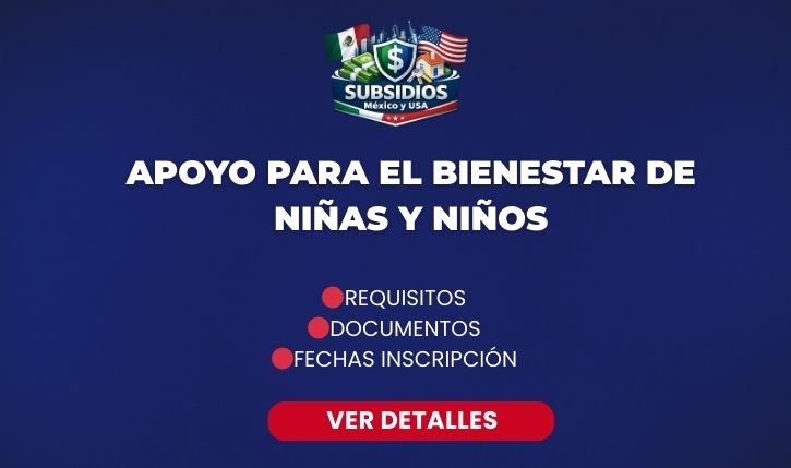 apoyo para el bienestar de niñas y niños